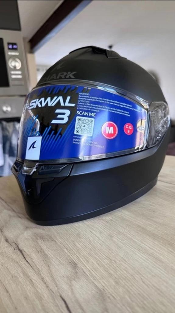 Casque Shark D-Skwal 3 neuf, Motoren, Kleding | Motorhelmen, M, Shark