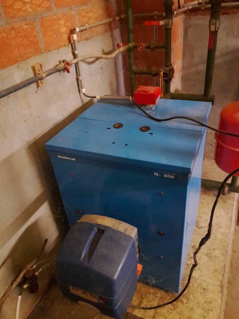 Verwarmingsketel Buderus, Ophalen, Gebruikt