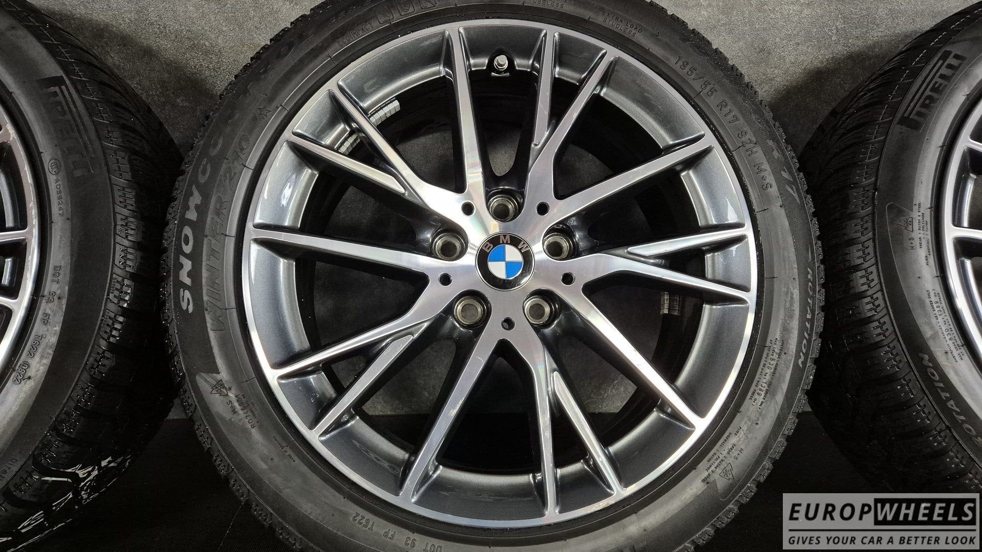 17 inch BMW velgen 1 F40 F41 2 Gran Coupe F44 489 Winter, Auto-onderdelen, Gebruikt, -, -, Banden en Velgen