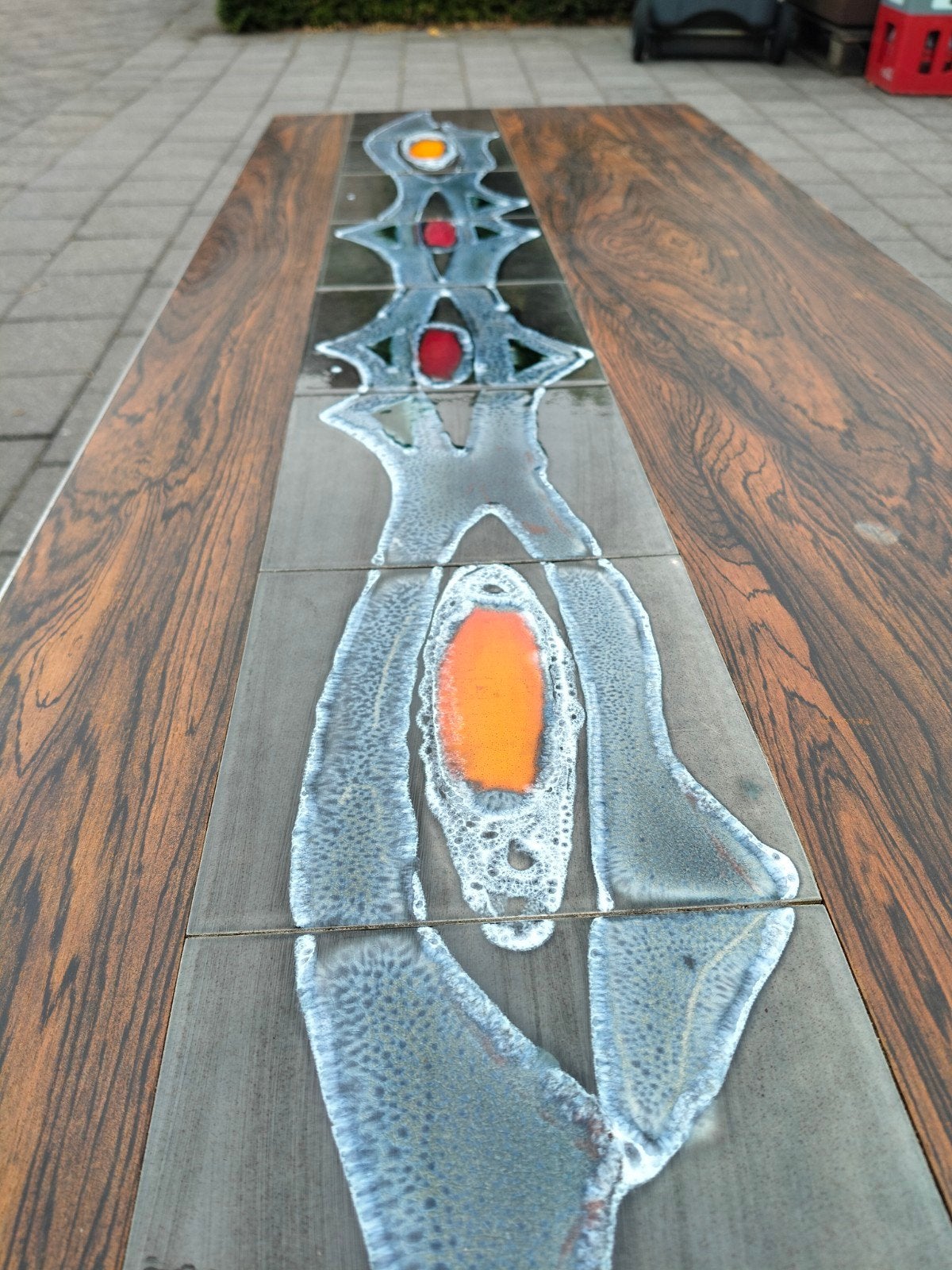 koffietafel jaren 60-70 De Nisco goede staat., Antiek en Kunst, Ophalen