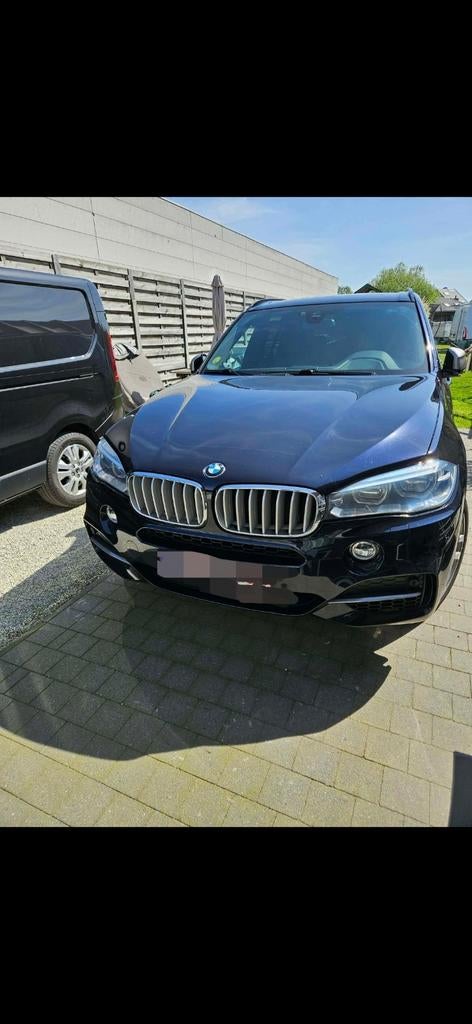 X5 m50d in zeer goede staat! Full option., Auto's, BMW, Automaat, Zwart, Leder, Diesel