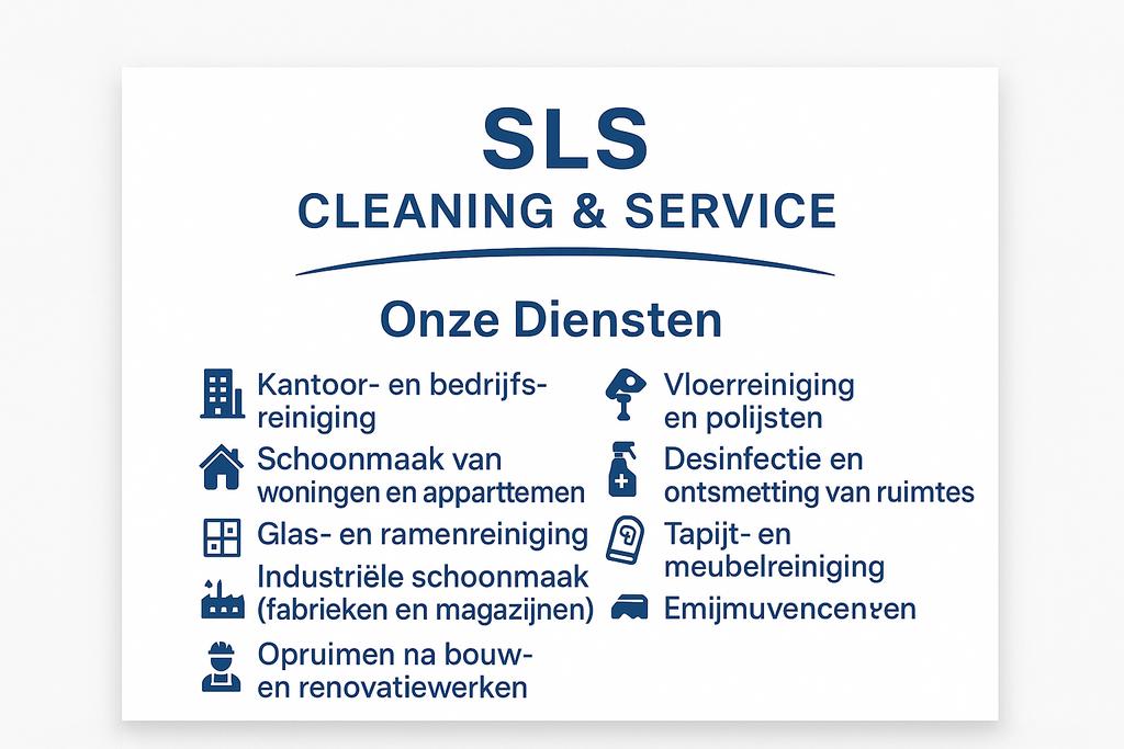 SLS Cleaning & Service – Professionele schoonmaak