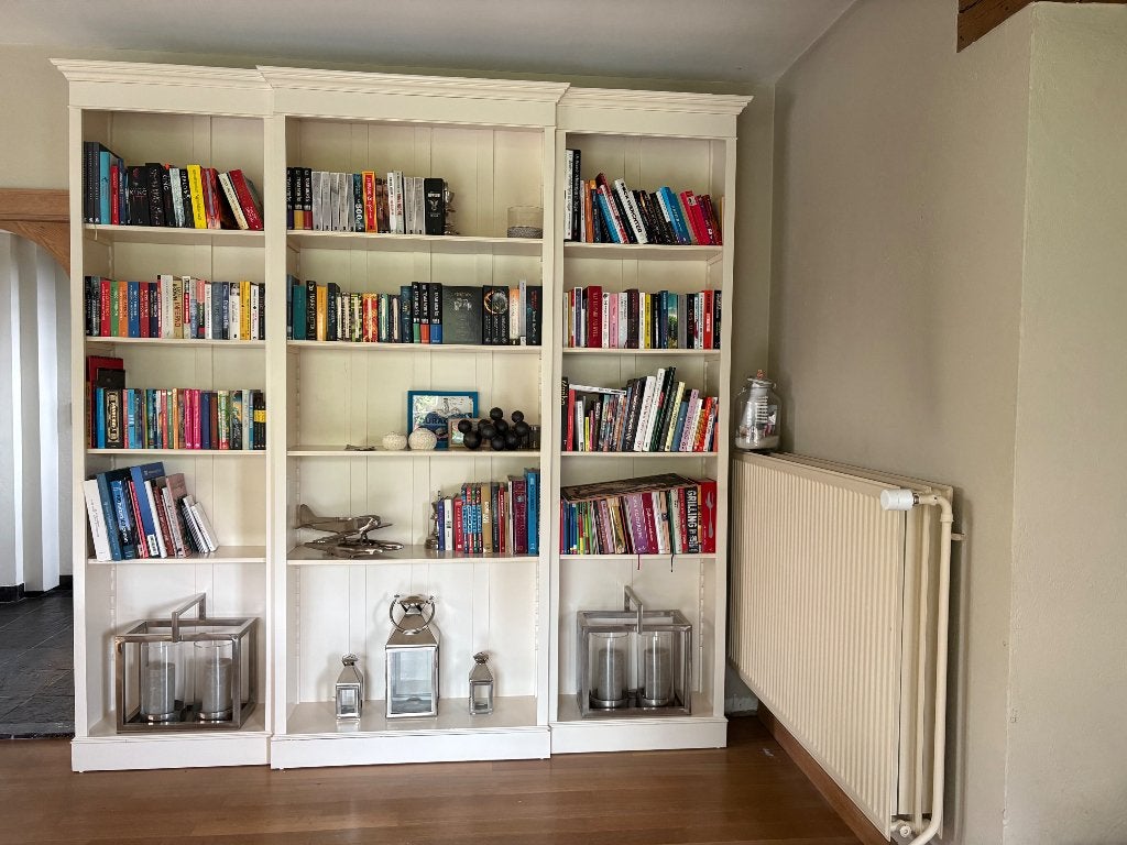 Boekenkast, Maison & Meubles, Armoires | Bibliothèques, 25 à 50 cm, 200 cm ou plus, Avec tablette(s), Cerisier