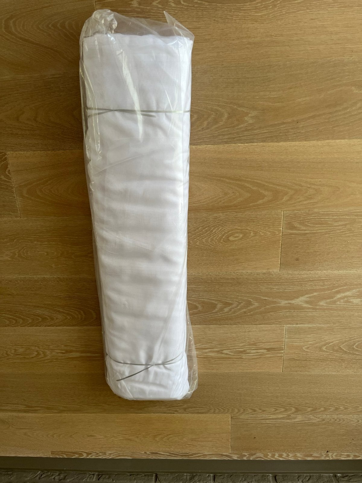 Vitrage viole wit met boord PC H218, Enlèvement, Comme neuf, Blanc, Voilage