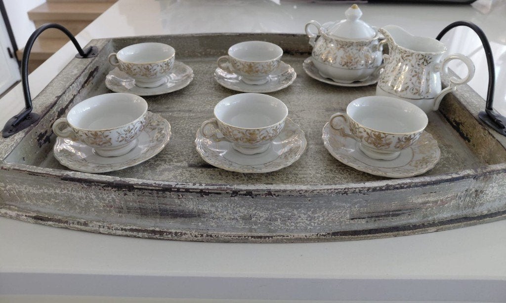 Mokka servies, Antiek en Kunst, Ophalen