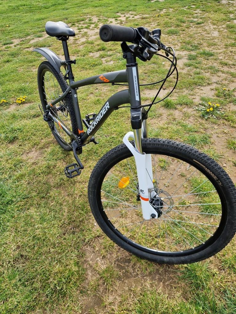 MTB ST 120 27,5 inch grijs/oranje - perfecte staat, Fietsen en Brommers, Fietsen | Mountainbikes en ATB, Ophalen