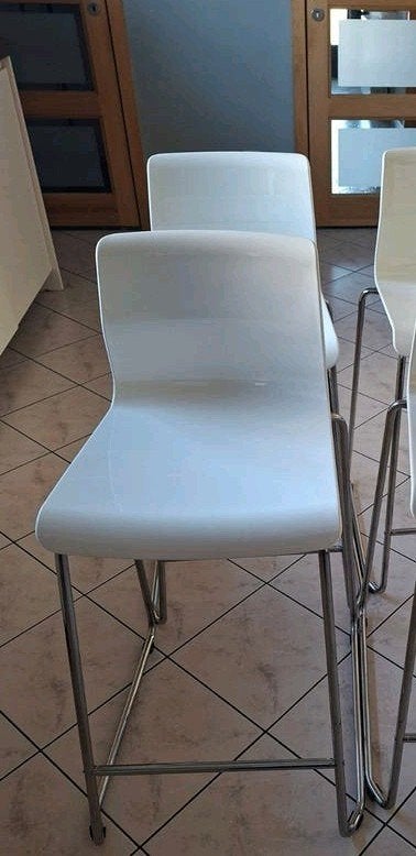 chaises îlot de cuisine ikea Glenn, Maison & Meubles, Avec repose-pieds, Synthétique, 2 tabourets, Comme neuf