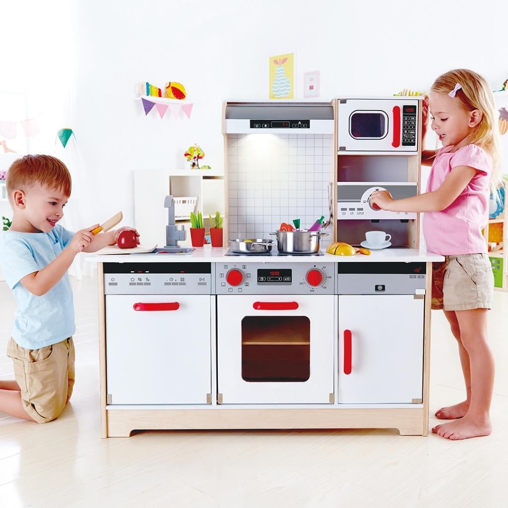 Grote speelkeuken Hape alles in 1, Kinderen en Baby's, Speelgoed | Speelkeukens, Nieuw, Speelkeuken, Hout, Ophalen of Verzenden