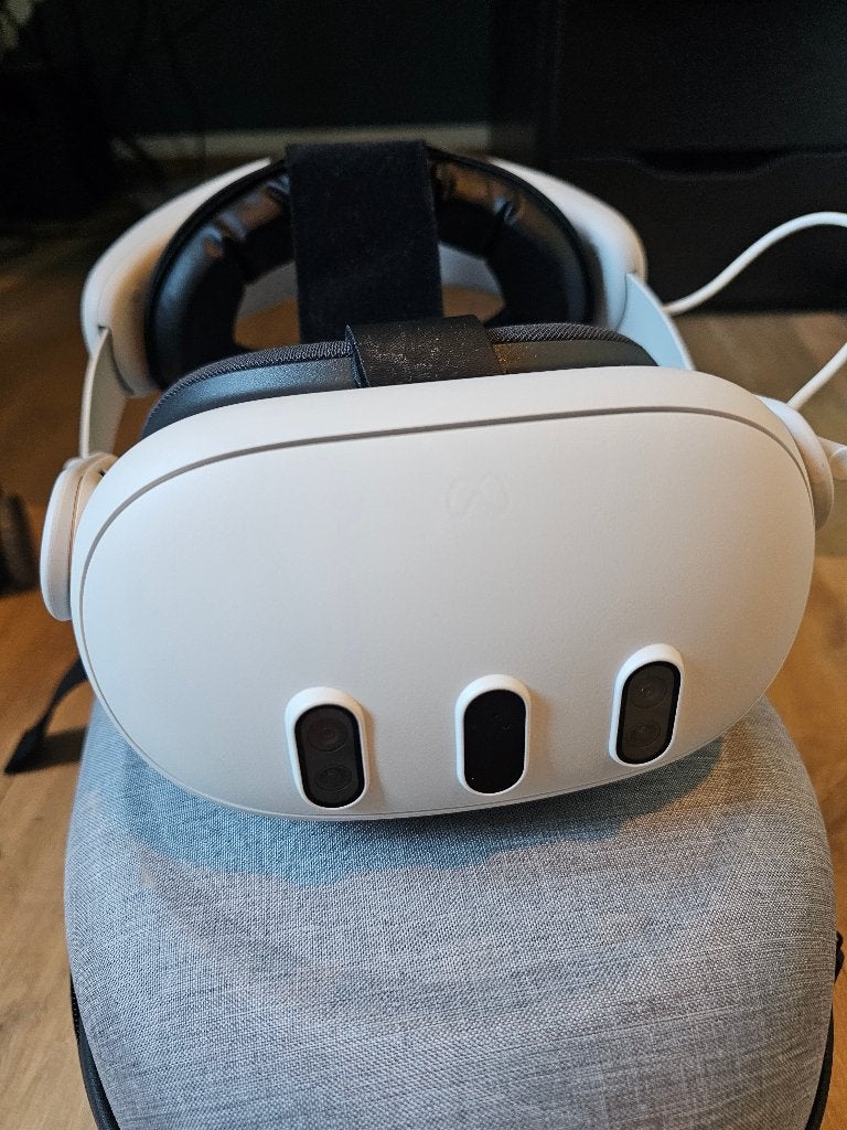 Meta Quest 3 512 GB + accessoires- zeer goede staat garantie, Enlèvement, Comme neuf, Lunettes VR, Autres plateformes