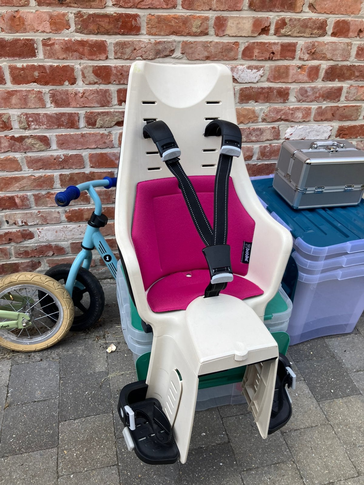 Bobike fietsstoeltje incl. bevestiging, Fietsen en Brommers, Ophalen, Zo goed als nieuw