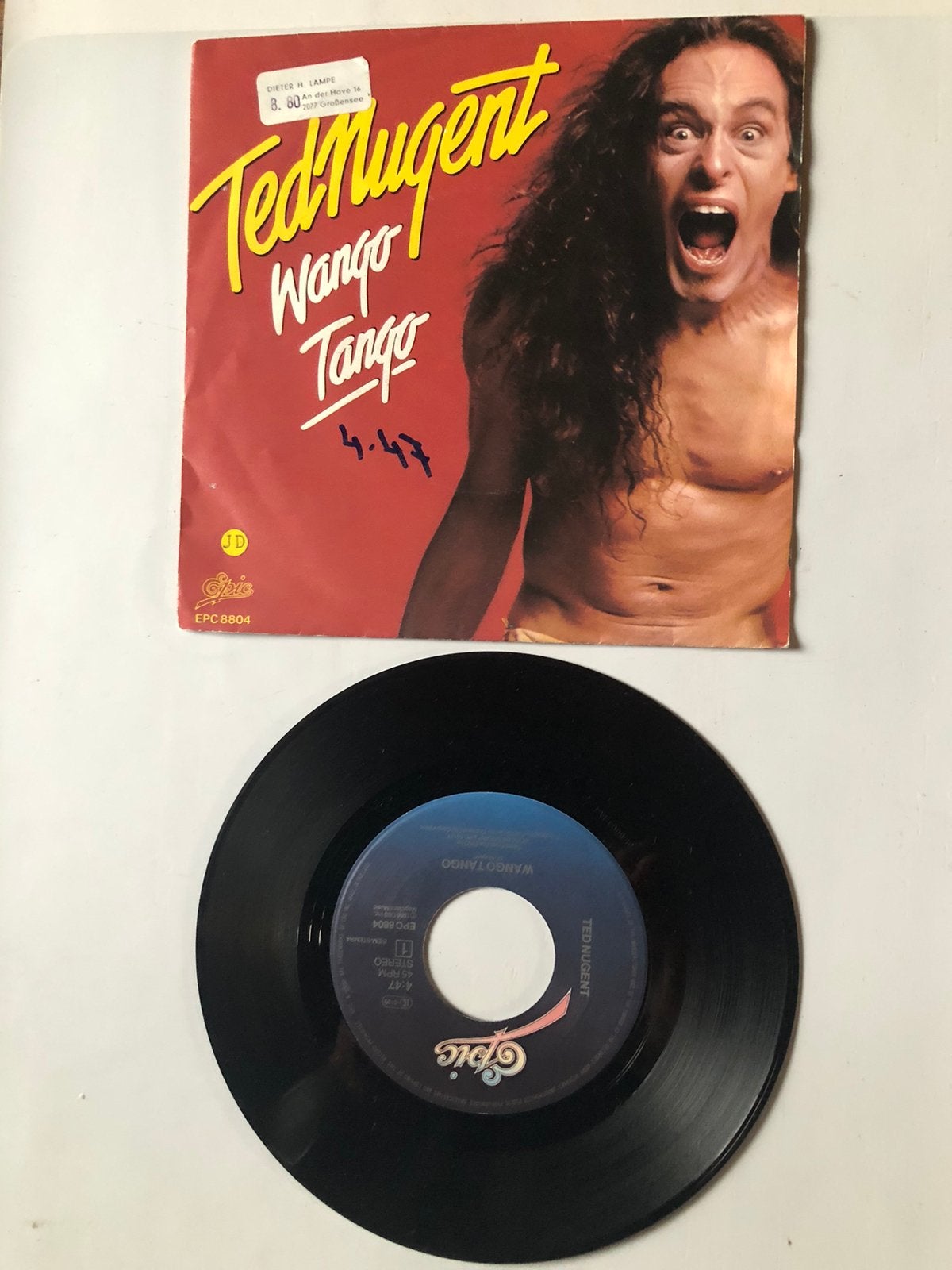 Ted Nugent: wango tango ( 1980; NM), Verzenden, Zo goed als nieuw