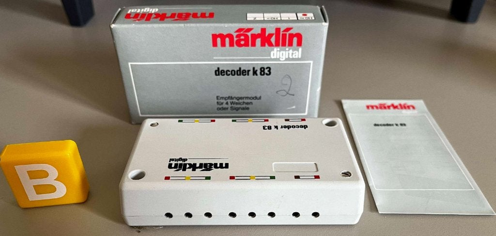 Décodeur Marklin K83 (6083), Enlèvement ou Envoi, Utilisé, Autres types, Courant continu ou Courant alternatif