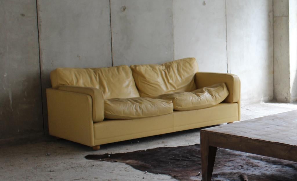 Poltrona Frau, Socrate Twee-Zit Zetel, Maison & Meubles, Canapés | Salons, Utilisé, Banc droit, Deux personnes, 200 à 250 cm, 75 à 100 cm