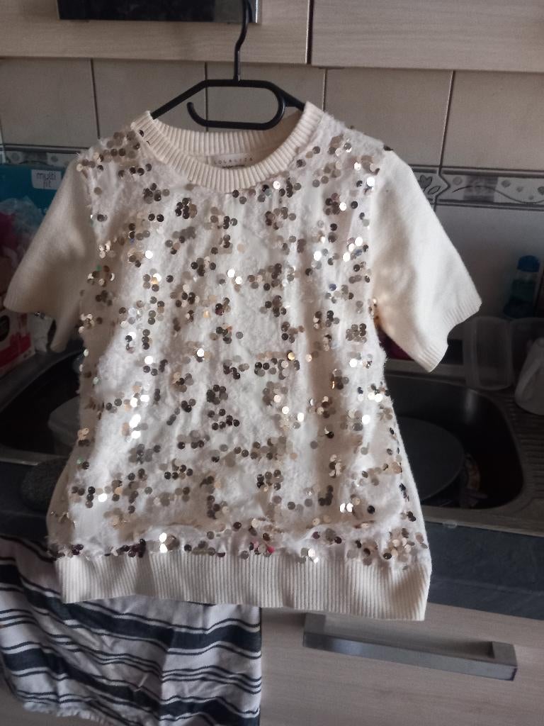 Pull à paillettes, Neuf, Enlèvement ou Envoi, Lola & Liza, Taille 36 (S)