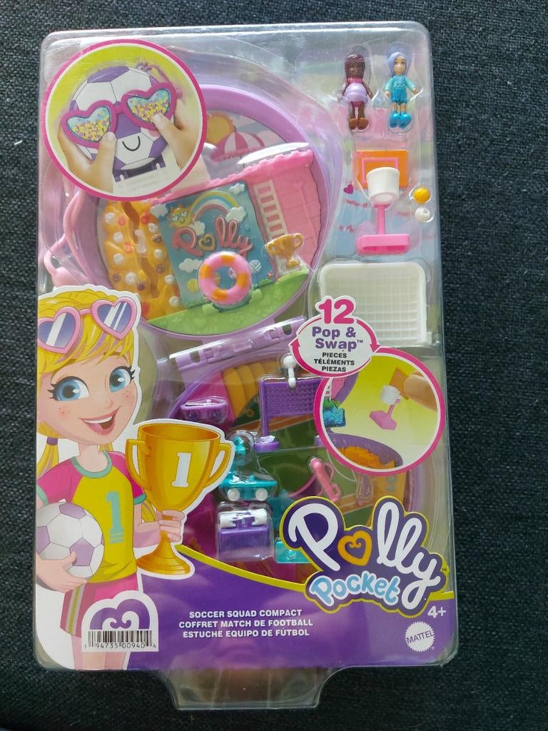 NIEUW Polly Pocket soccer squad compact (gesloten verpakking, Ophalen, Nieuw