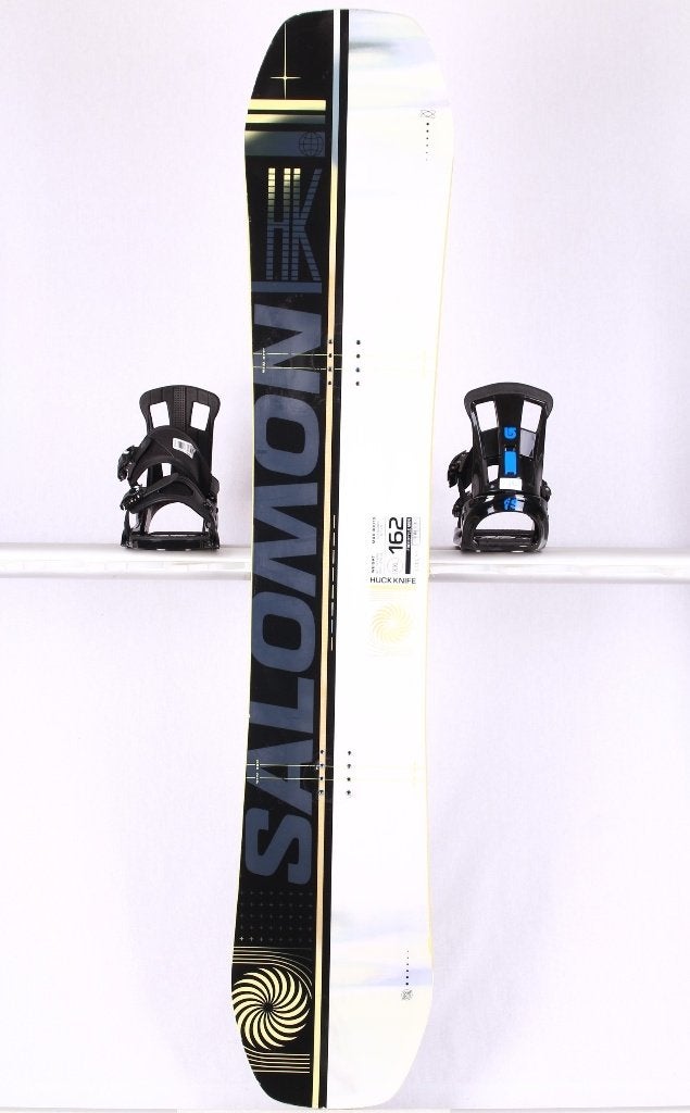 Snowboard 162 cm SALOMON HUCK KNIFE 2026, noir/blanc, Envoi, Utilisé, Planche