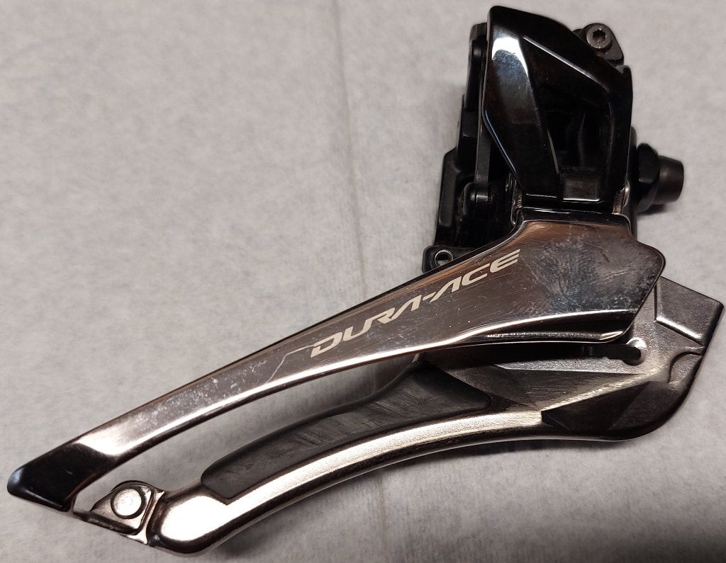 Shimano Dura Ace R9100  voor derralleur, Fietsen en Brommers, Ophalen, Titanium, Zo goed als nieuw, Derailleur of Ketting