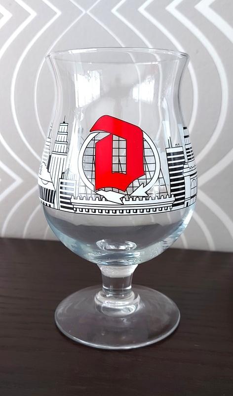 Duvel glas 'Kansas City' USA, Verzamelen, Ophalen of Verzenden, Bierglas