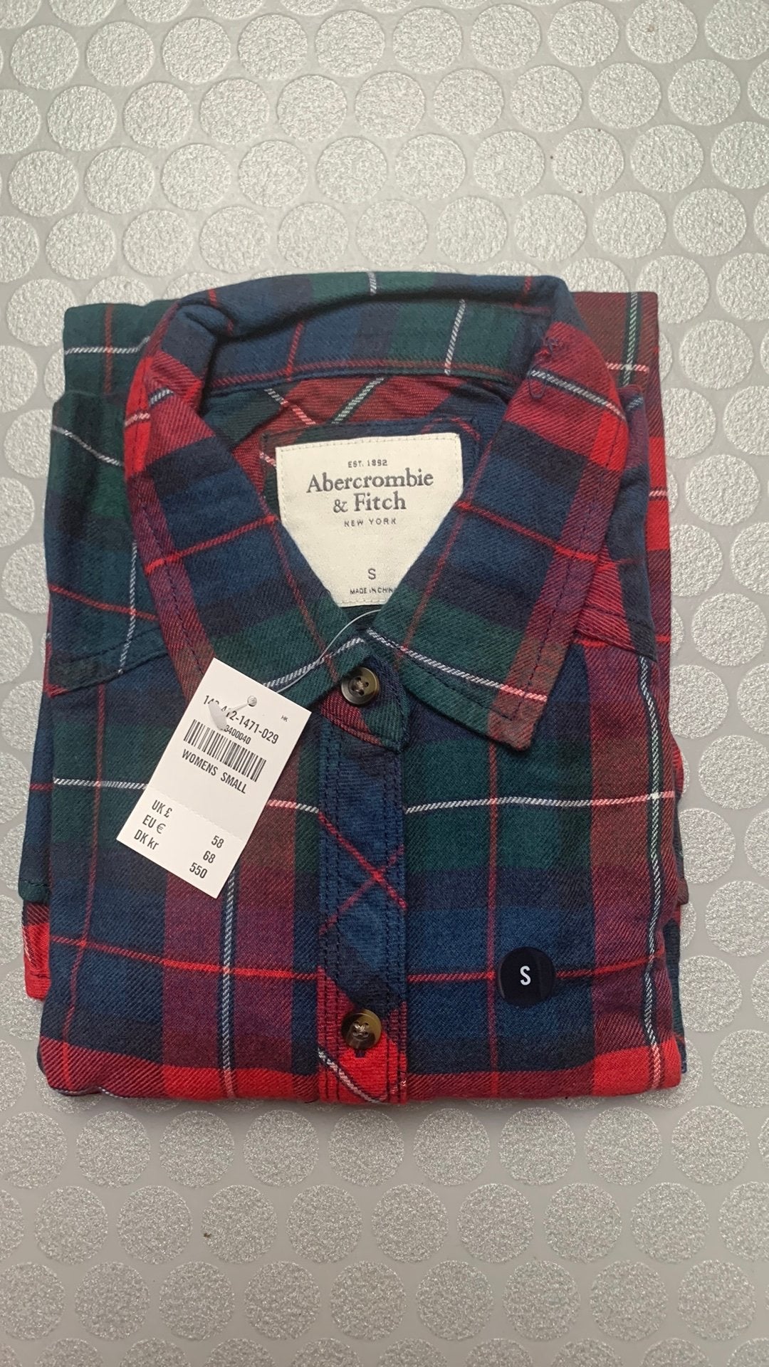 Hemd Abercrombie & Fitch maat S, Ophalen of Verzenden, Nieuw, Maat 36 (S)