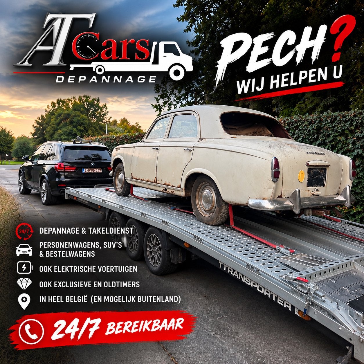 Depannage & Autotransport  Erpe Mere Binnen- & Buitenland, Koeriersdiensten