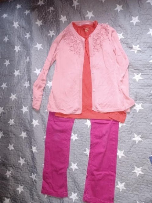 3 pièces pour 5 euros pour la fille 10 ans, Enlèvement ou Envoi, Fille, Ensemble