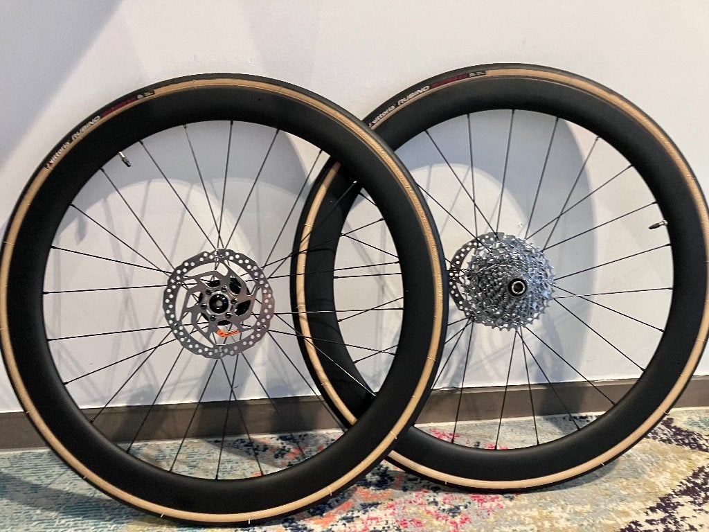 Carbon wielen Nieuwstaat, Fietsen en Brommers, Zo goed als nieuw, Racefiets, Carbon, Ophalen