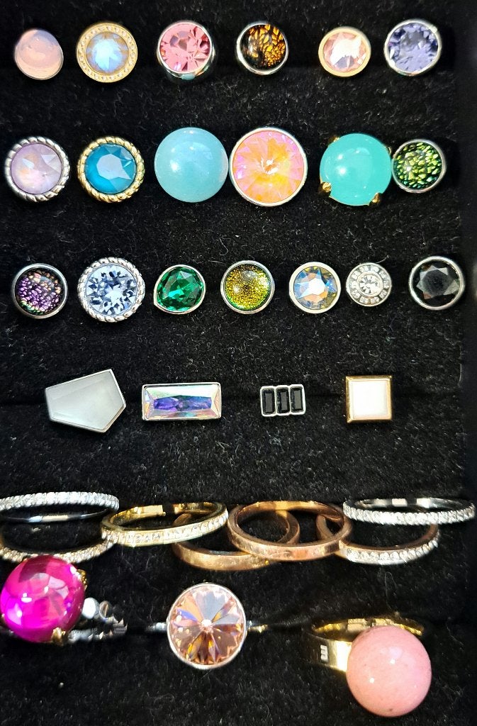 Bagues torsadées et pierres Melano, Bijoux, Sacs & Beauté, Enlèvement ou Envoi, Comme neuf, Argent, Autres matériaux
