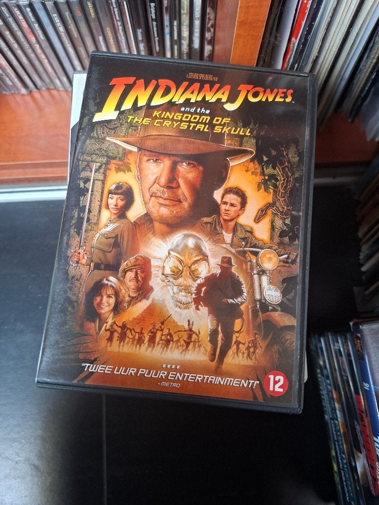 dvd - indiana jones and the kingdom of the crystal skull, Cd's en Dvd's, Nederlands, Actie, Ophalen of Verzenden, Extra's