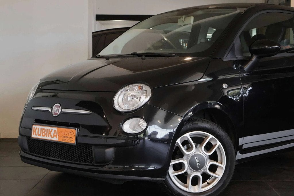 Fiat 500 Lounge 500 1.2i Airco HLeder (bj 2008), Auto's, 1305 kg, 4 zetels, Gebruikt, 4 cilinders