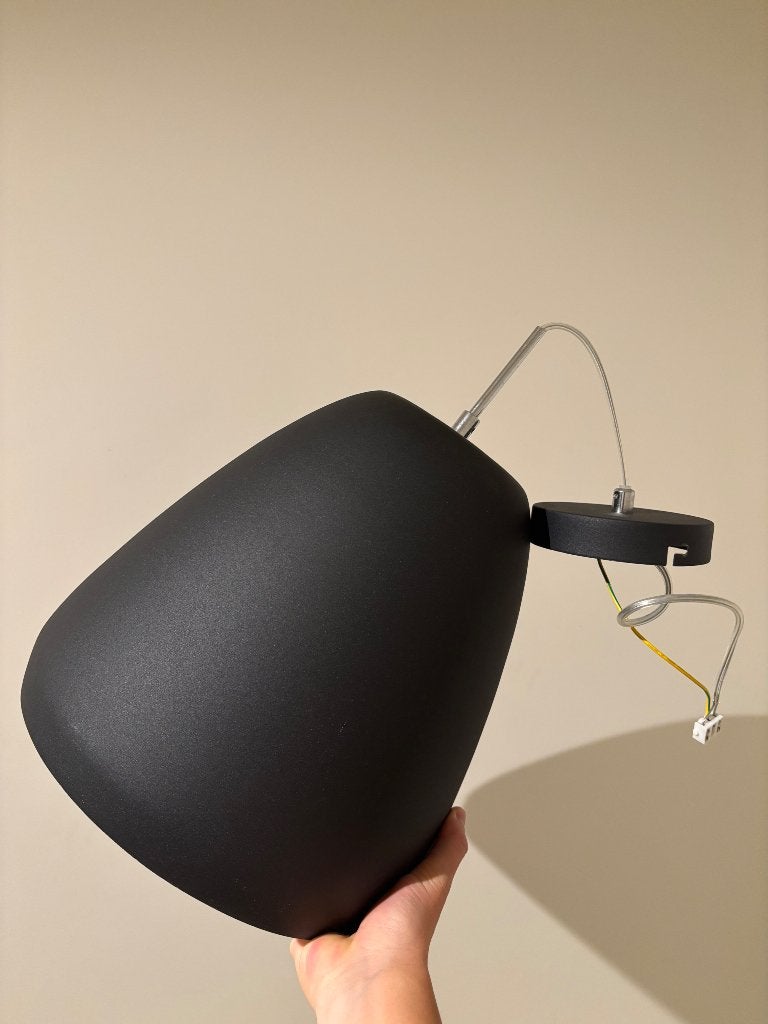 Lampenkap (moet weg), Zo goed als nieuw, 30 cm, Grijs, Plafondlamp