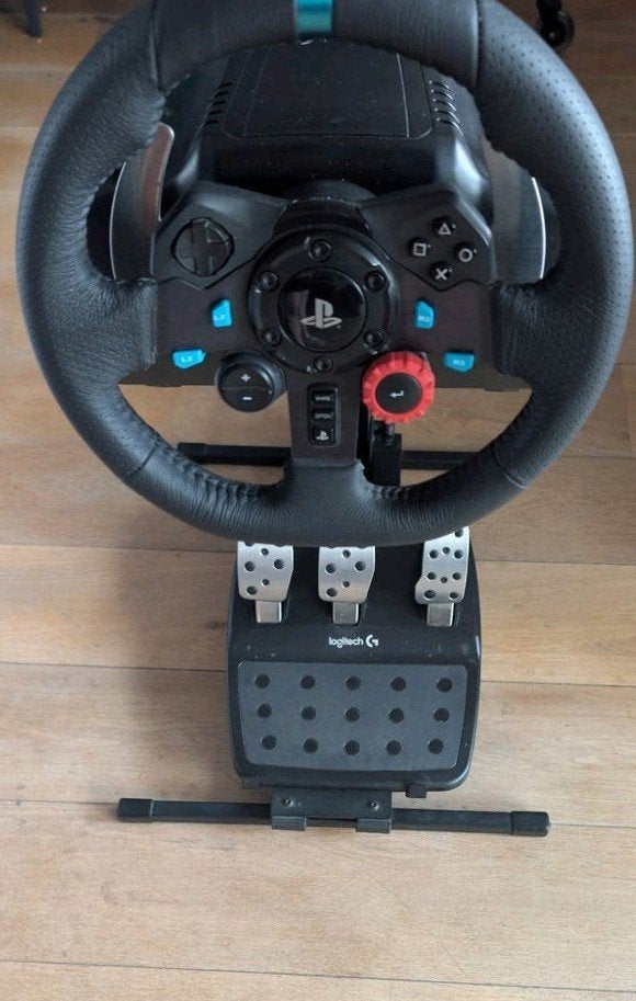 Volant Logitech G29 + Pédalier + Support (PS5/ PS4/PC), Enlèvement