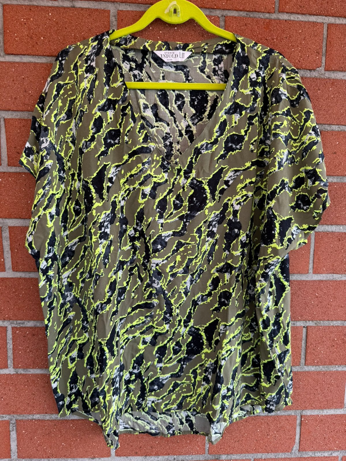 Tee-shirt Ulla Popken, Manches courtes, Taille 46/48 (XL) ou plus grande, Enlèvement, Multicolore