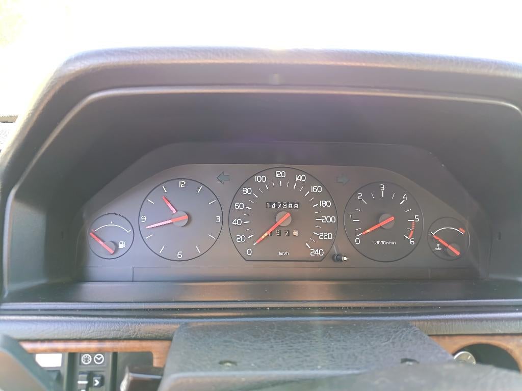 Volvo 940 gle, Auto's, 4 deurs, Zwart, Blauw, Leder en Stof