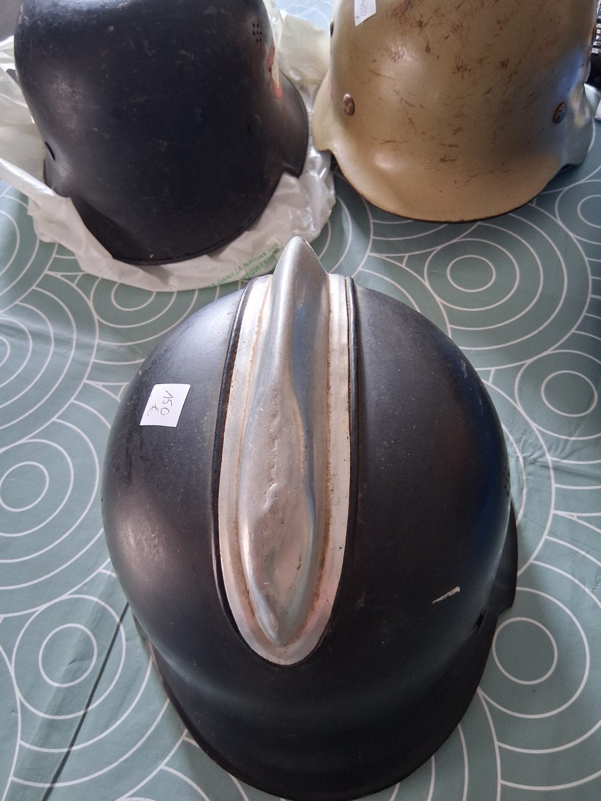 Casque de pompier WW2, Collections, Enlèvement ou Envoi