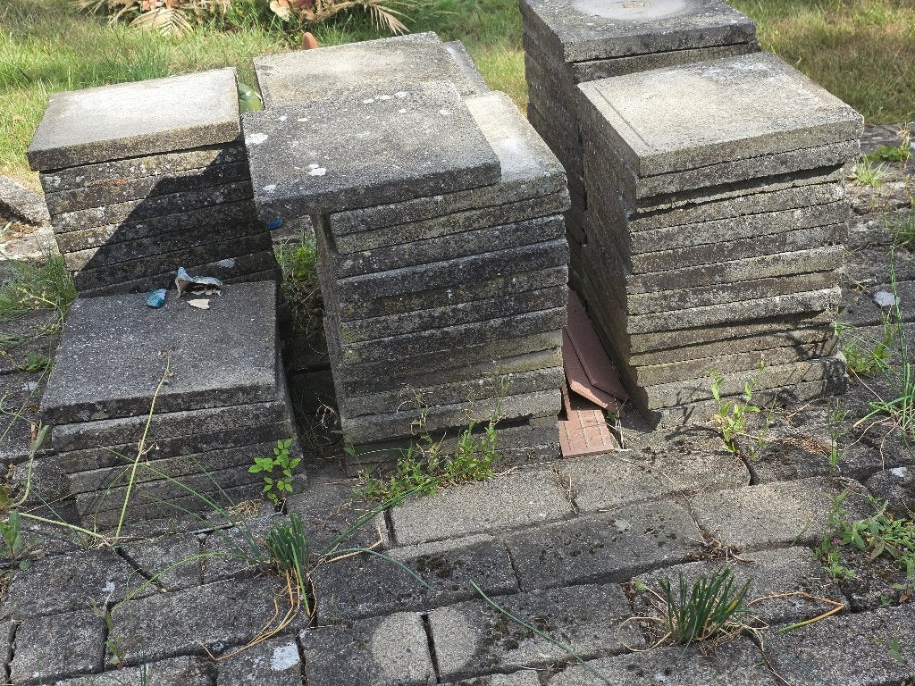 Pavés béton, Enlèvement, Utilisé, Béton, Autres types