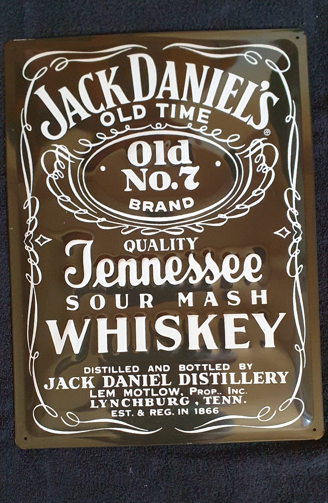 Metalen bord Jack Daniels, Maison & Meubles, Enlèvement ou Envoi