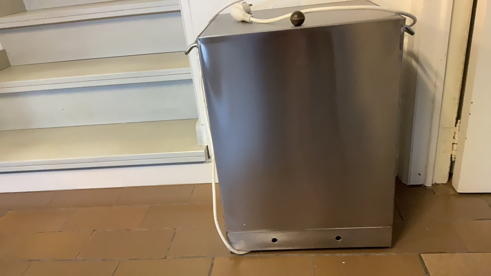 Inox waterkoker, Electroménager, Bouilloires, 2 litres ou plus, Enlèvement, Utilisé, Inox