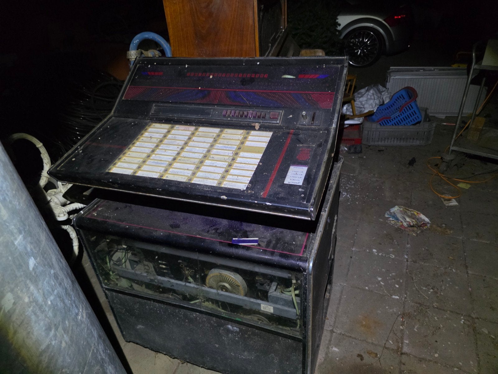 Rock Ola Jukebox - Vintage Mu, Collections, Machines | Jukebox, Utilisé, Rock Ola, 1970 à nos jours, Avec singles, Enlèvement