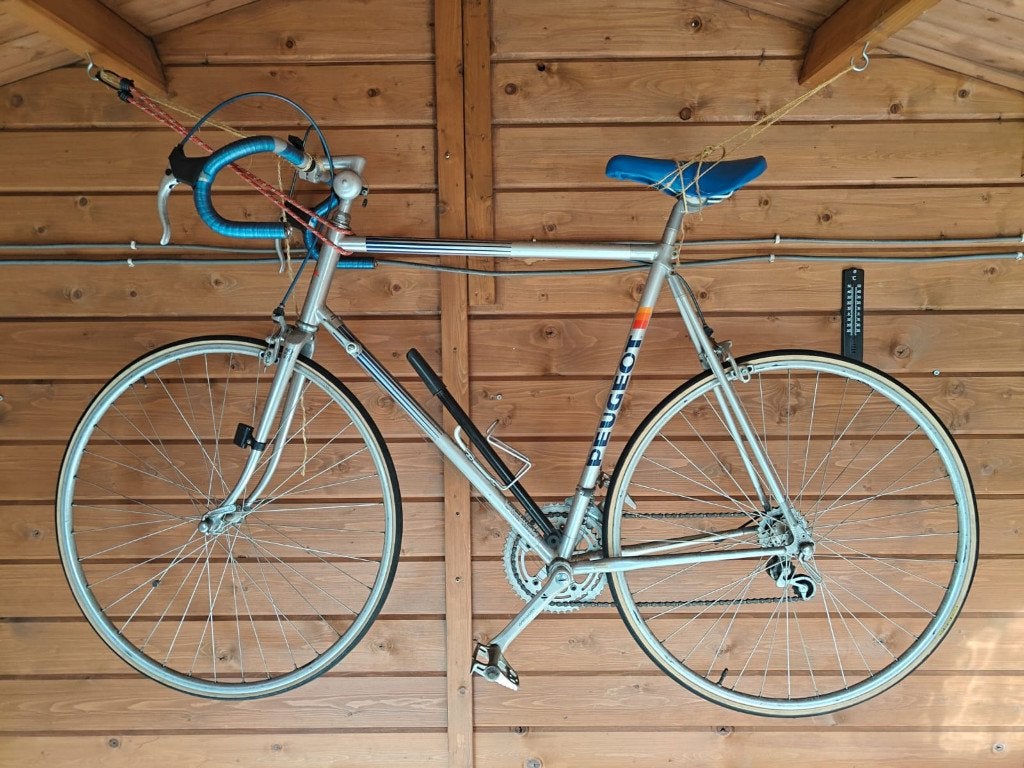 retro koersfiets Peugeot, Vélos & Vélomoteurs, Autres marques, 10 à 15 vitesses, Frein sur jante, 57 à 61 cm