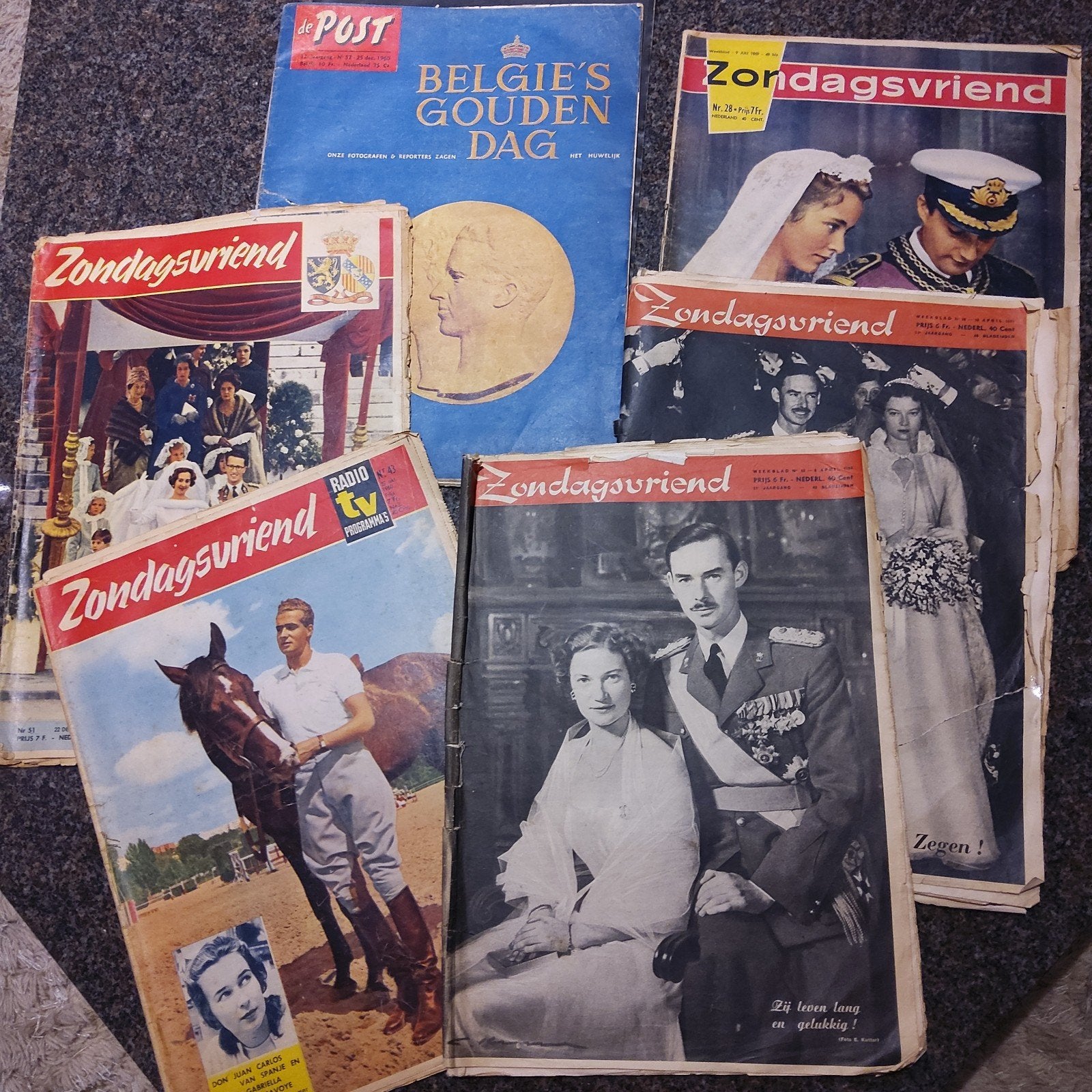 "De Zondagsvriend" & " De Post": 6 magazines jaren 1953- '60, Verzamelen, Ophalen of Verzenden, 1940 tot 1960, Tijdschrift