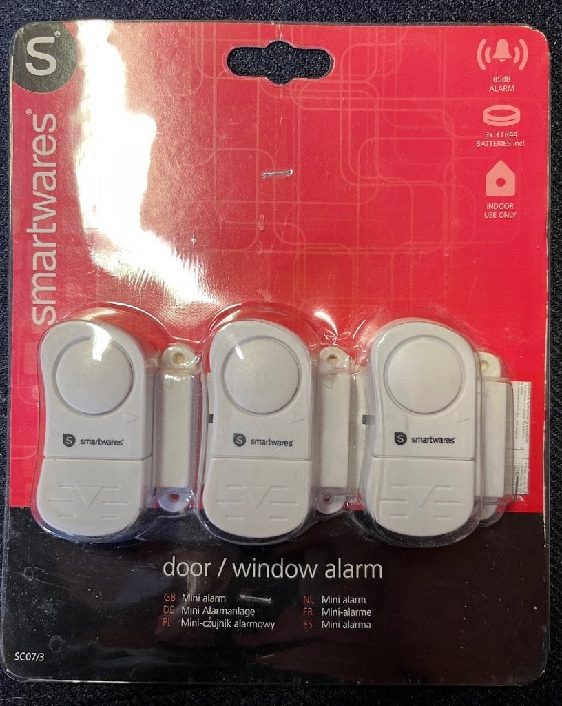 alarme pour fenêtres et portes, lot de 3, Enlèvement ou Envoi, Neuf, Sirène, Fenêtre ou Porte