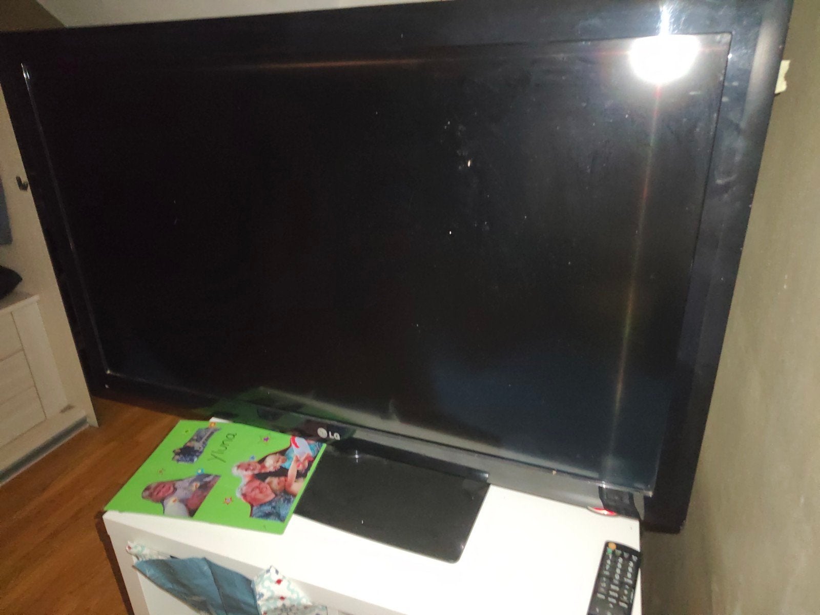 platte tv, Audio, Tv en Foto, Televisies, Gebruikt, Ophalen of Verzenden, 100 Hz, LG
