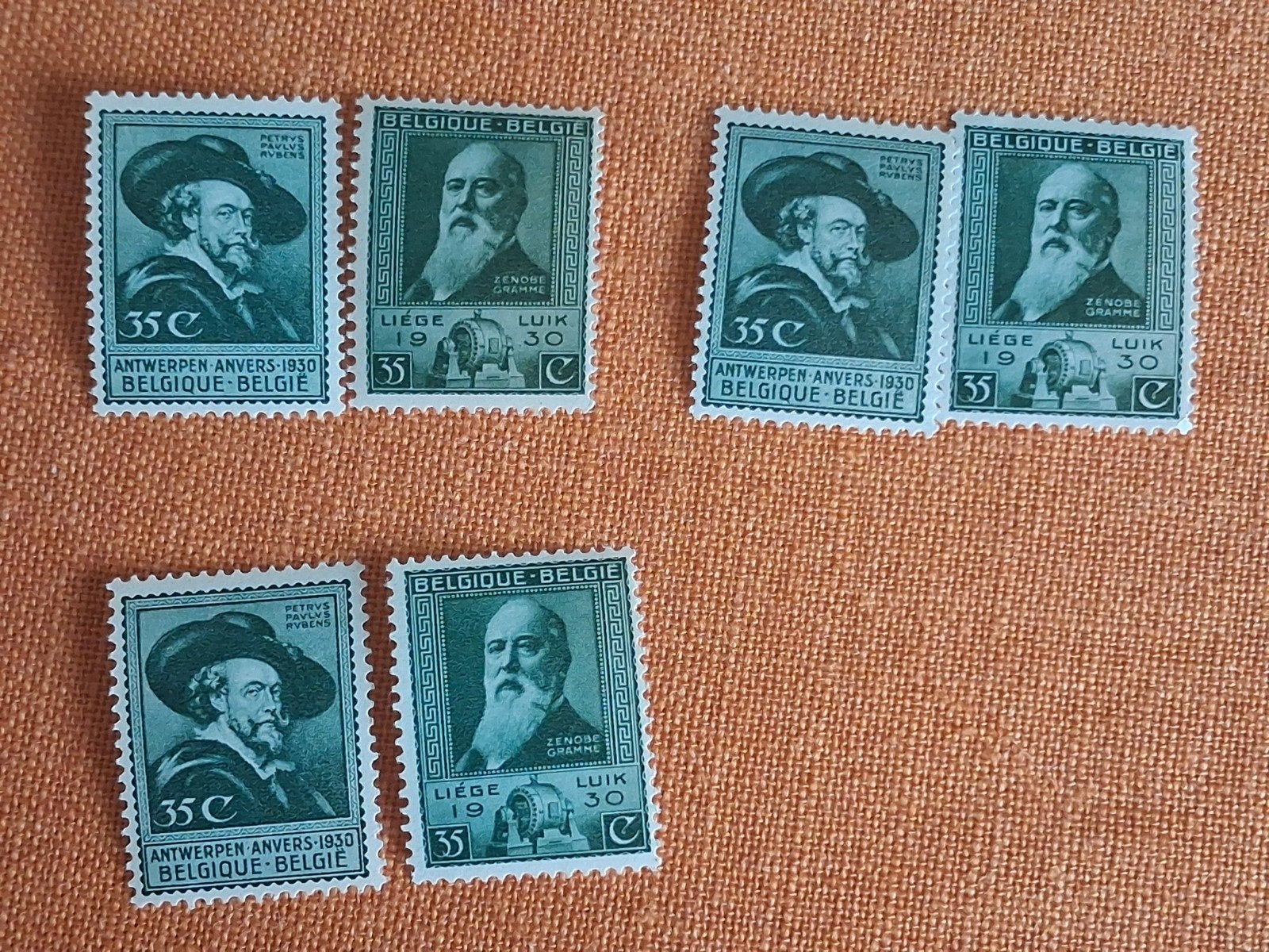 1930 Portraits de  Gramme et Rubens, Enlèvement ou Envoi
