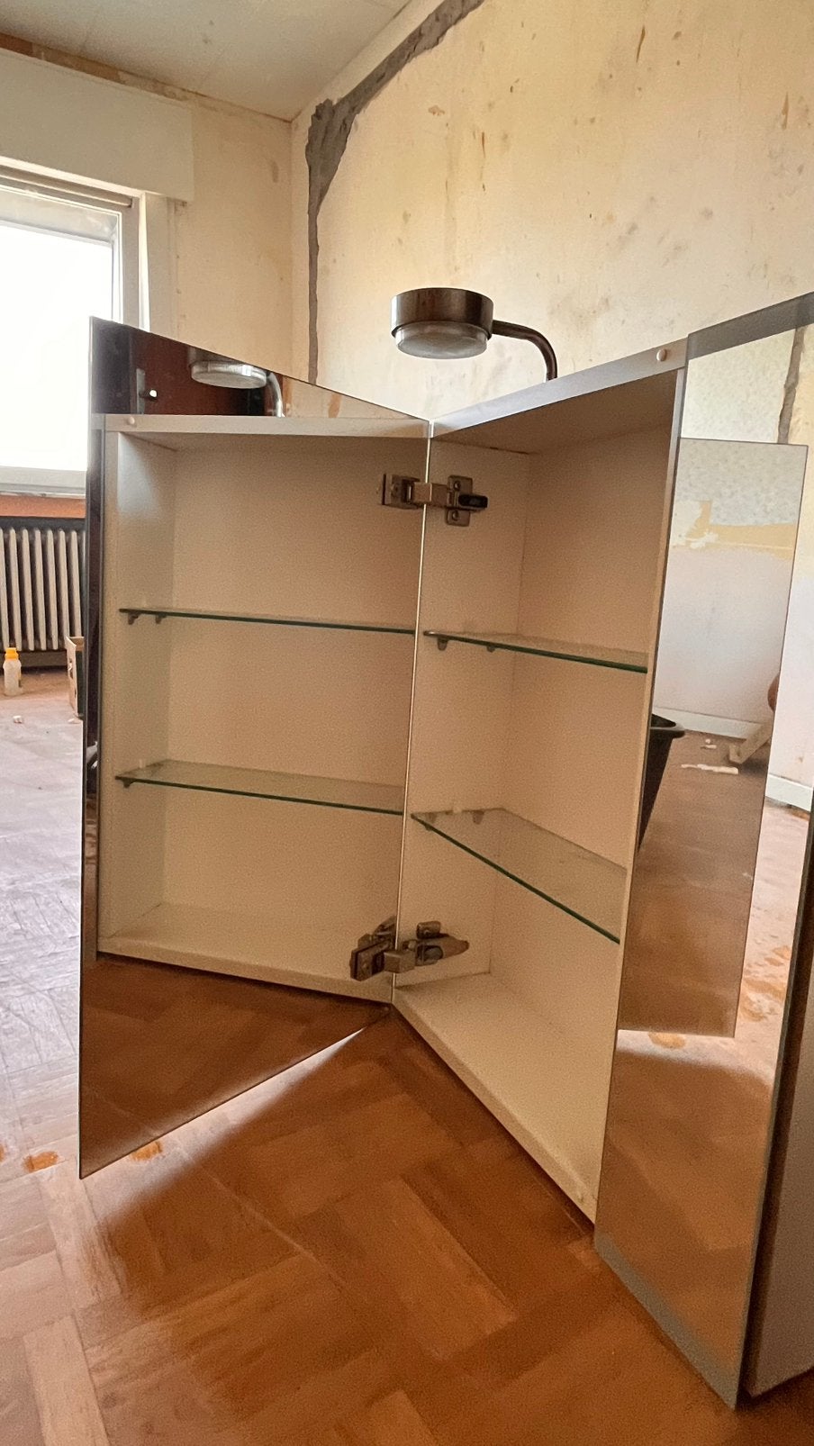 Douche en spiegelkast, Huis en Inrichting, Badkamer | Badkamermeubels, Ophalen, Gebruikt, Spiegelkast
