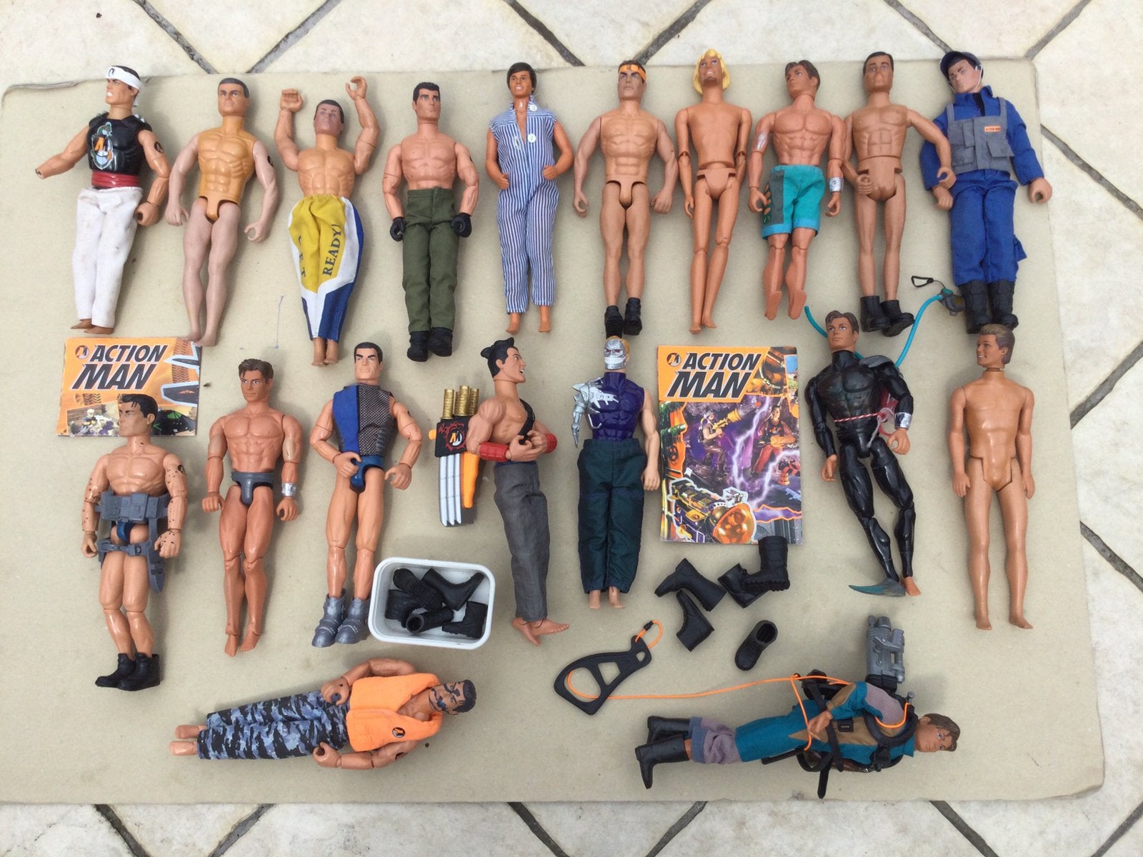 ACTION MAN EN KEN  1 lot voor 20€, Enlèvement ou Envoi