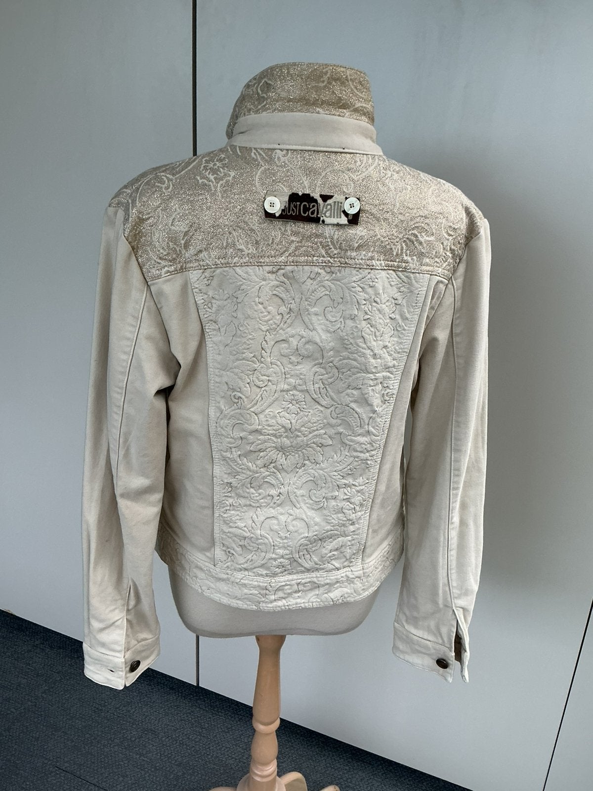 Beige Cavalli jasje maat S, Beige, Ophalen of Verzenden, Zo goed als nieuw, Jasje