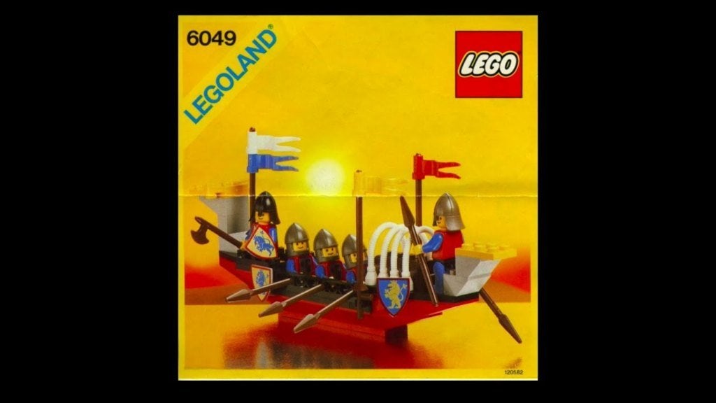 LEGO Castle Lion Knights 6049 Viking Voyager, Compleet, Lego, Ophalen of Verzenden, Zo goed als nieuw