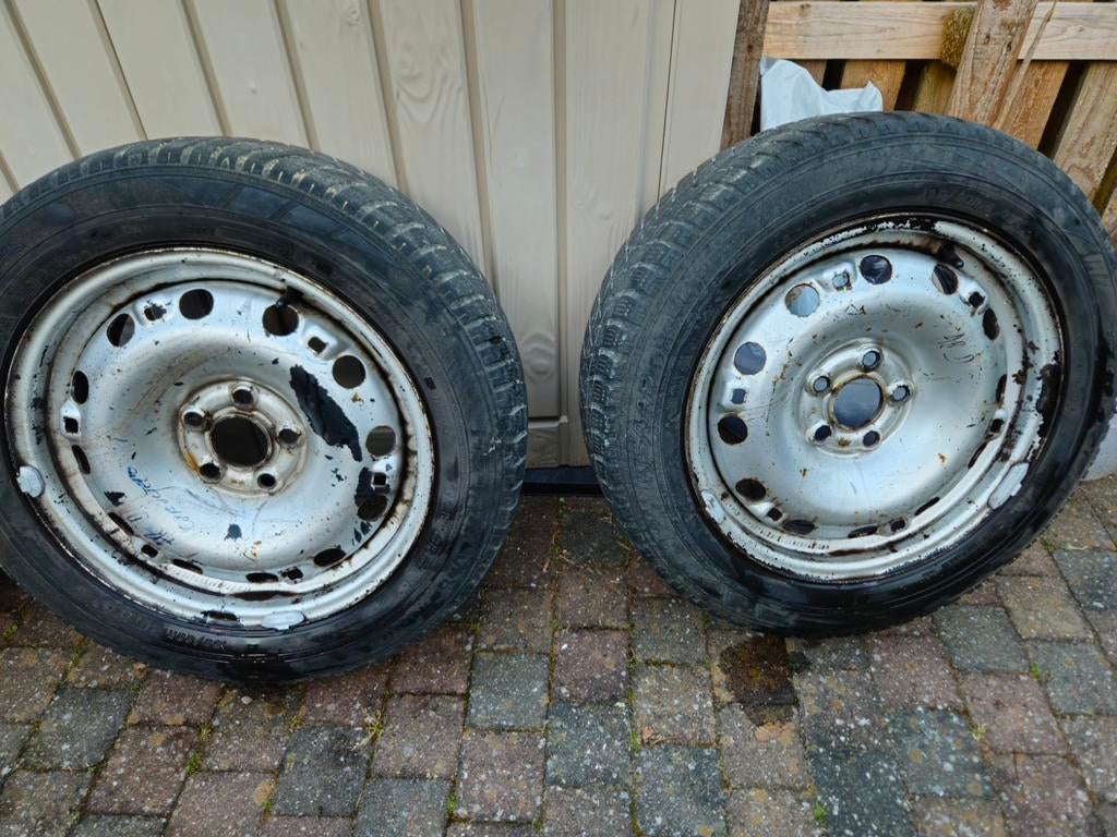 Jantes + pneus hiver 15' vw polo 6r, Enlèvement, 15 pouces, Pneus hiver, Pneu(s)