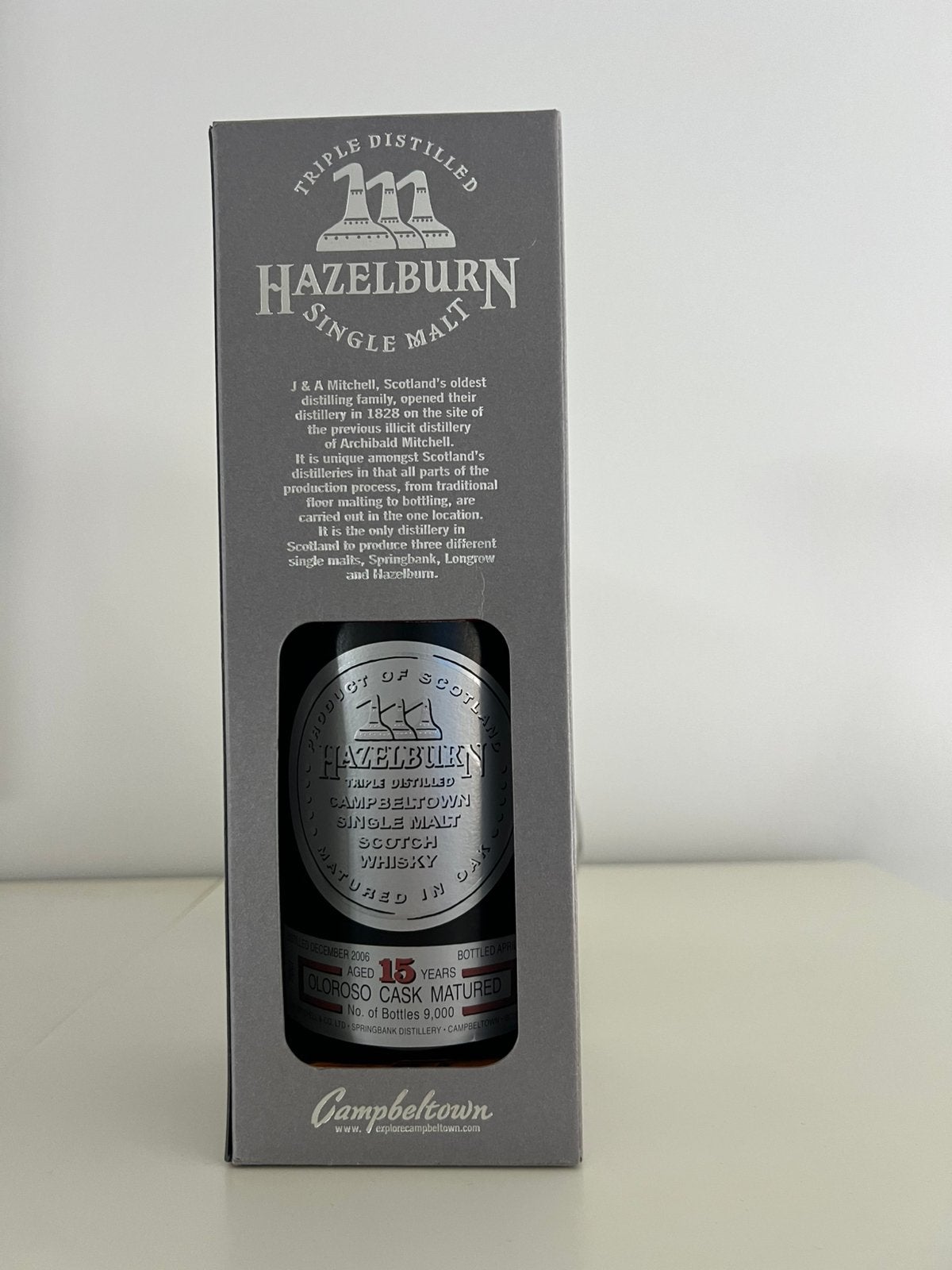 Single malt Hazelburn 2006, Neuf, Autres régions, Enlèvement ou Envoi, Autres types