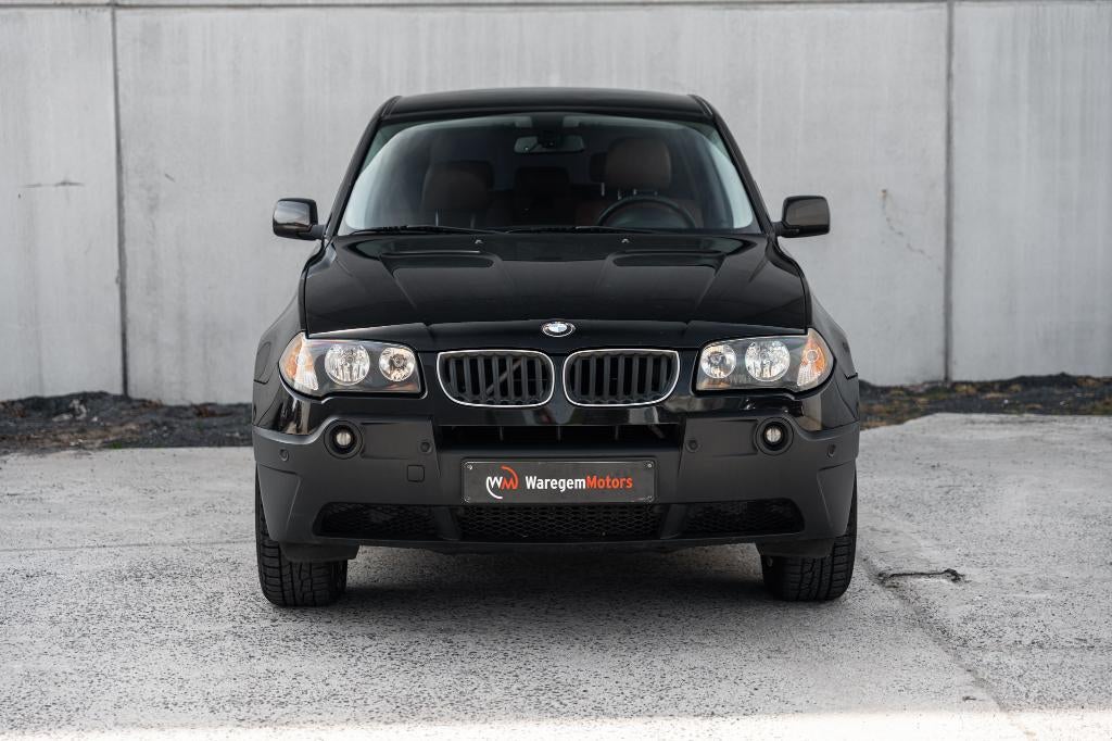 BMW X3 2.0d - Leder - Verwarmde Zetels - Motor OK - Export, 1995 cc, 110 kW, 4 cilinders, Zwart